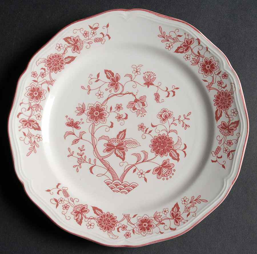 Pink Classic Salad Plate by Sango-1