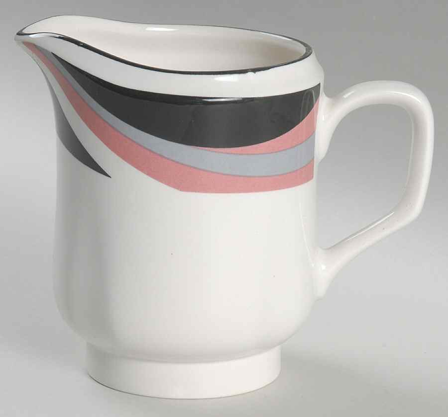 Pinwheel Black Creamer by Sango-1