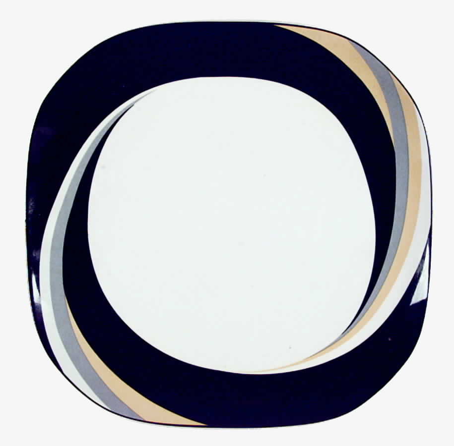 Pinwheel Yellow Dinner Plate by Sango-1