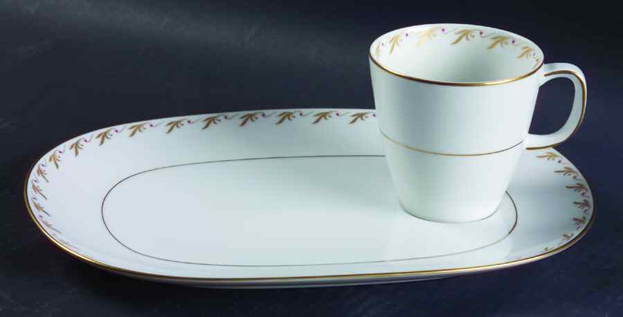 Piquant Snack Plate & Cup Set by Sango-1