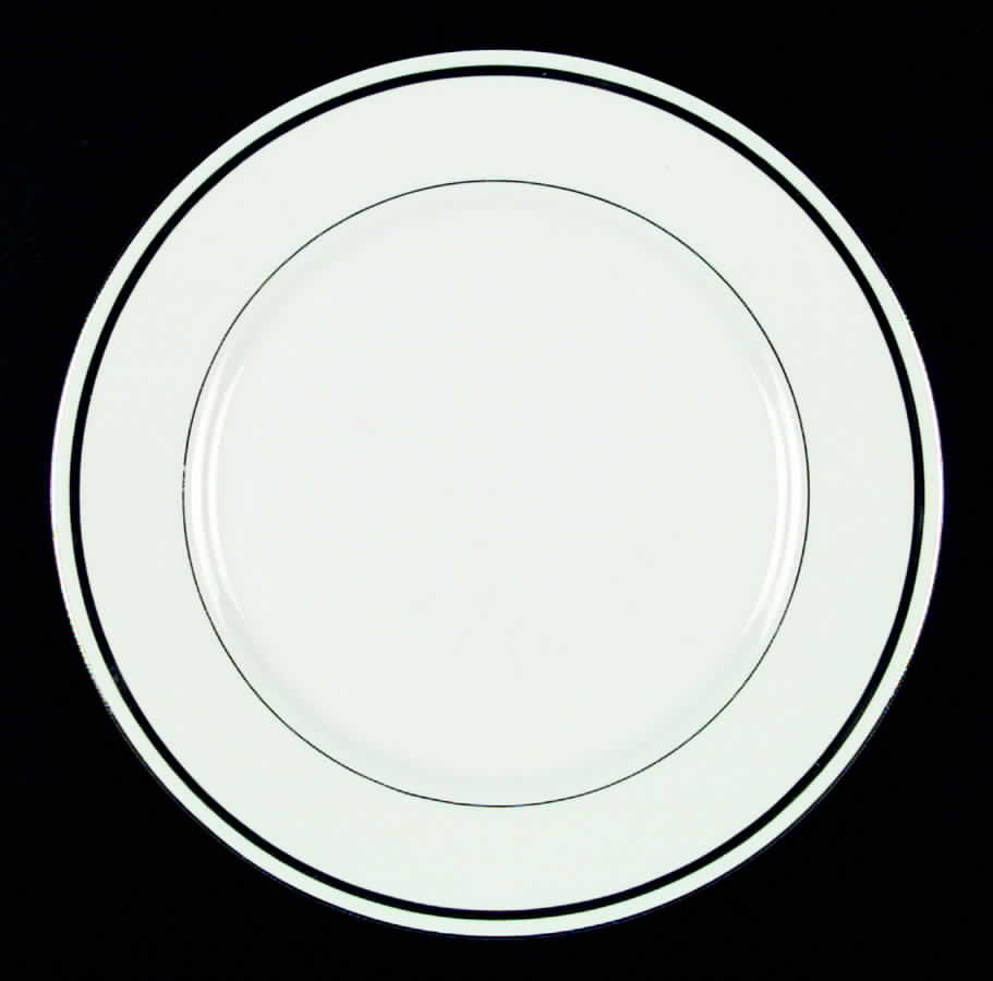 Platina (No Color Band) Dinner Plate by Sango-1
