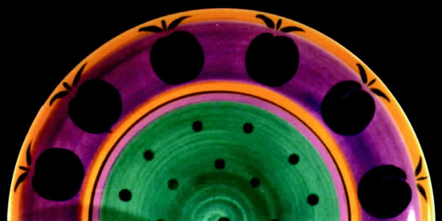 Plum Dot Dinner Plate by Sango-1