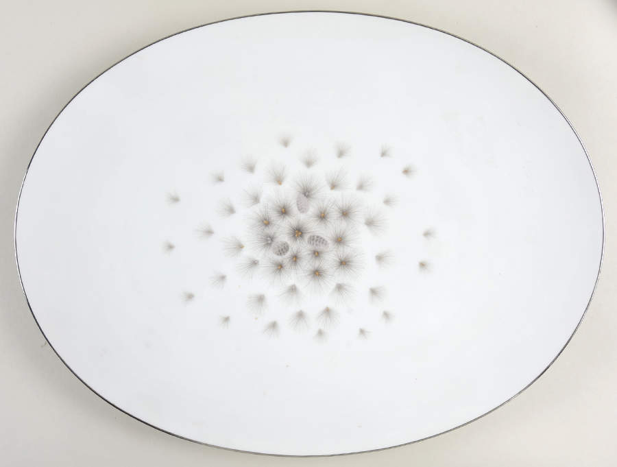 Ponderosa 16" Oval Serving Platter by Sango-1