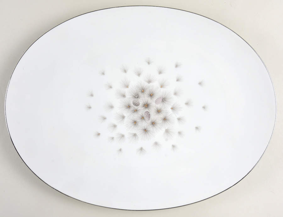 Ponderosa 15" Oval Serving Platter by Sango-1