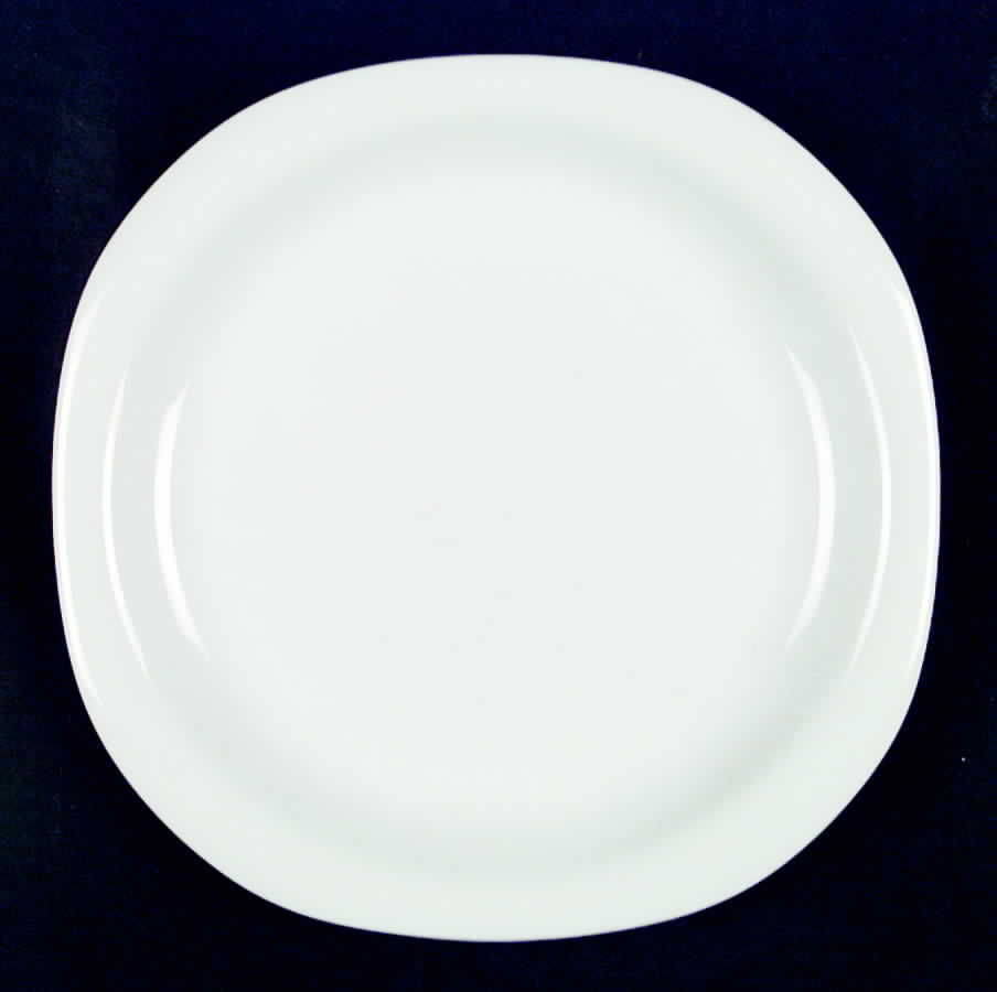 Pristine Black White Dinner Plate by Sango-1