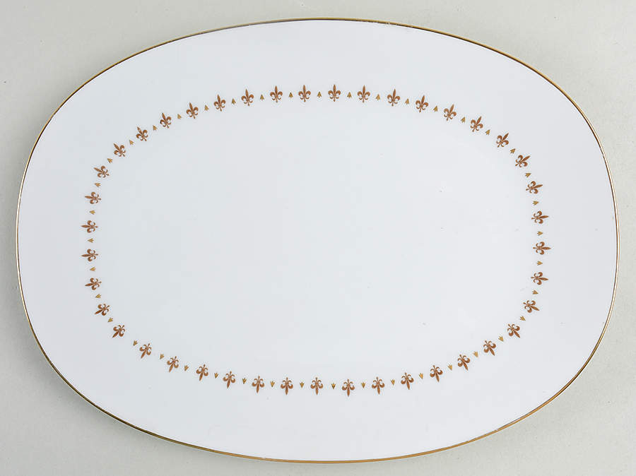 Prestige 12" Oval Serving Platter by Sango-1