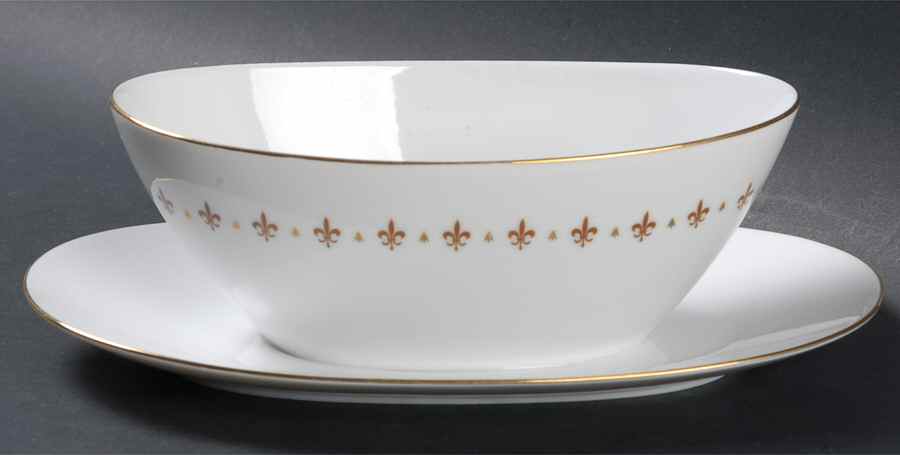 Prestige Gravy Boat with Attached Underplate by Sango-1