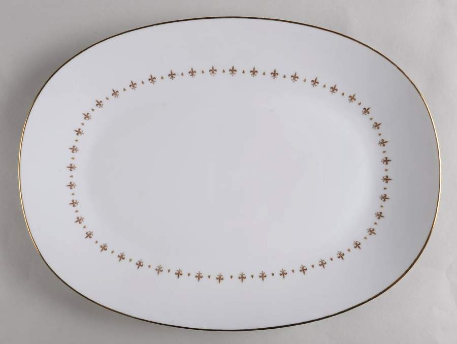 Prestige 14" Oval Serving Platter by Sango-1