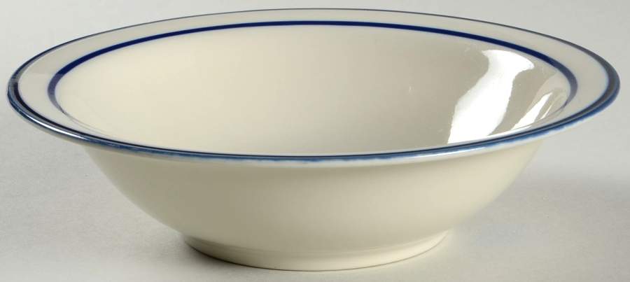 Prestige Blue Coupe Cereal Bowl by Sango-1