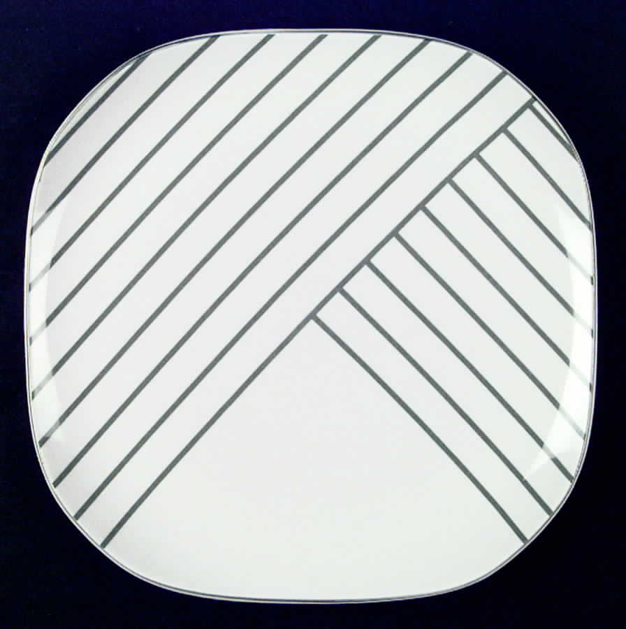 Prelude Gray Dinner Plate by Sango-1