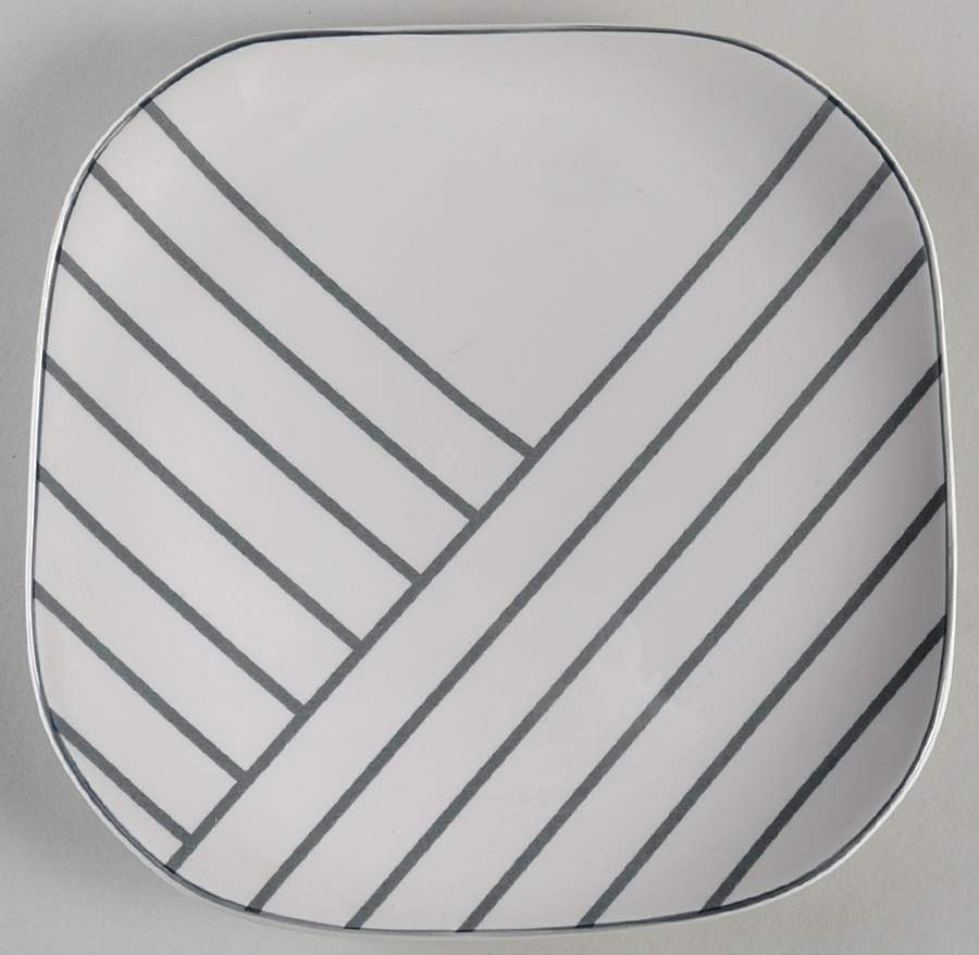 Prelude Gray Salad Plate by Sango-1