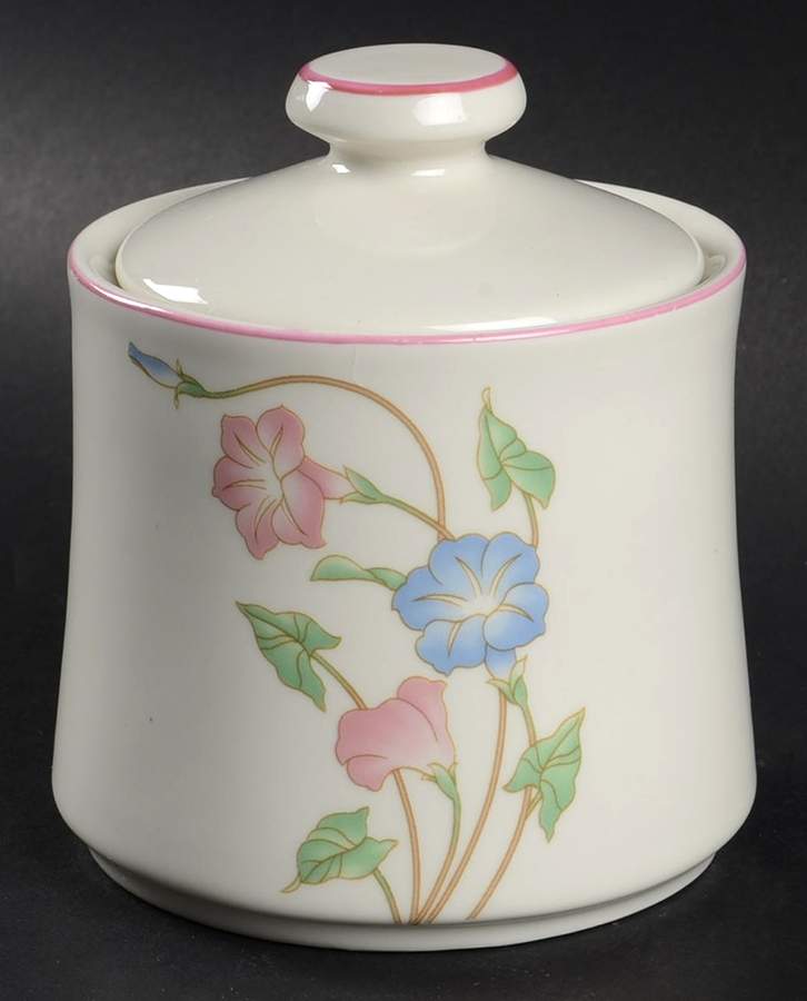 Primavera Sugar Bowl & Lid by Sango-1