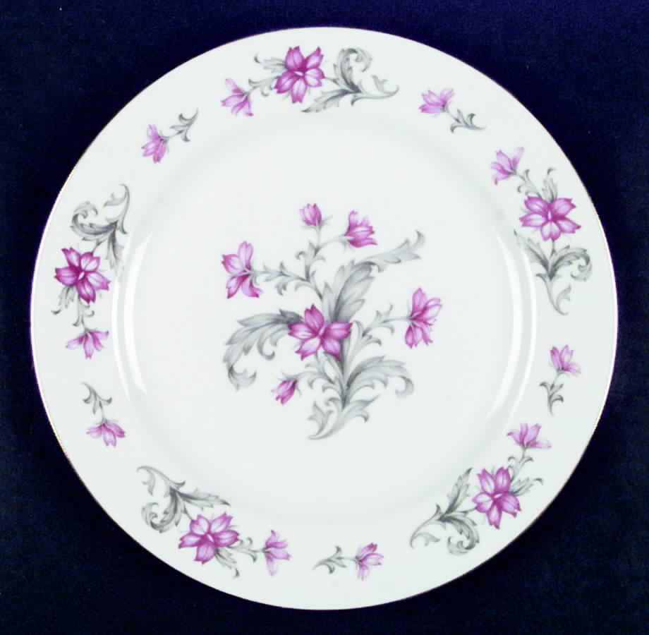 Primrose (No #, Rim, Gold Trim) Dinner Plate by Sango-1
