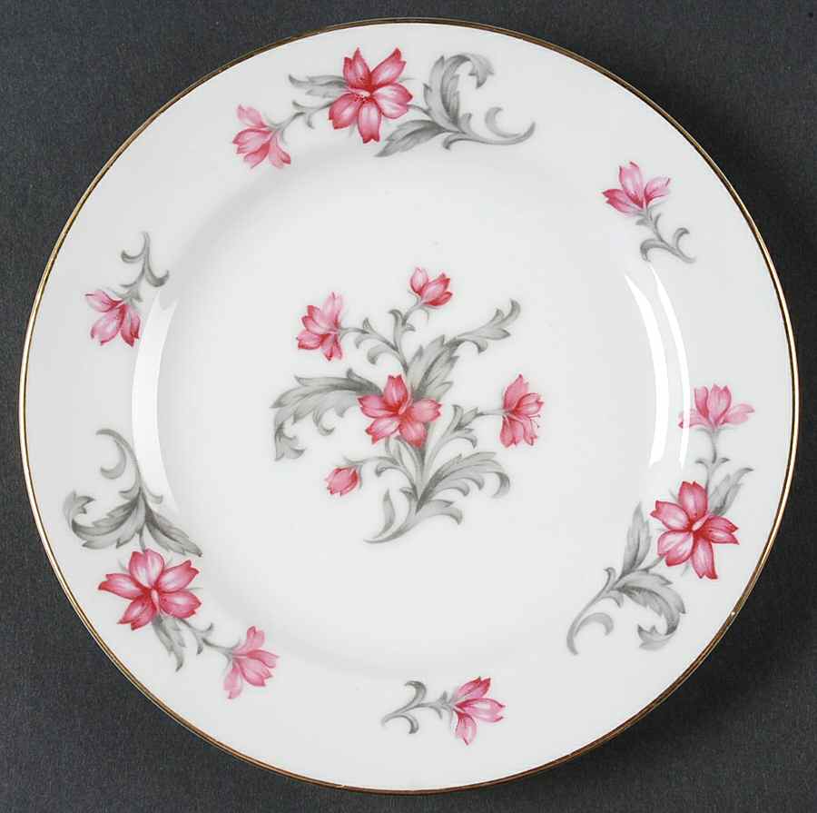 Primrose (No #, Rim, Gold Trim) Bread & Butter Plate by Sango-1