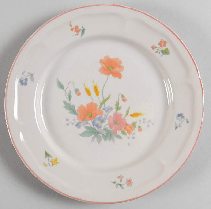 Printemps Salad Plate by Sango-1