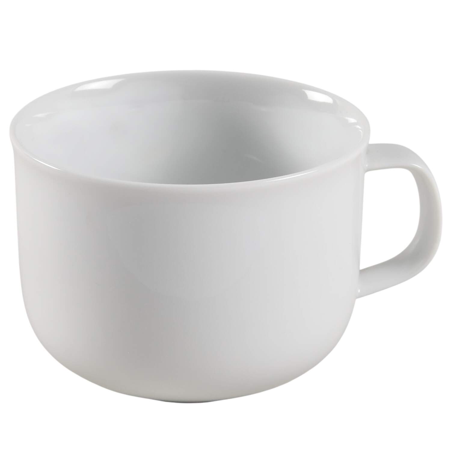Pristine White Flat Cup by Sango-1
