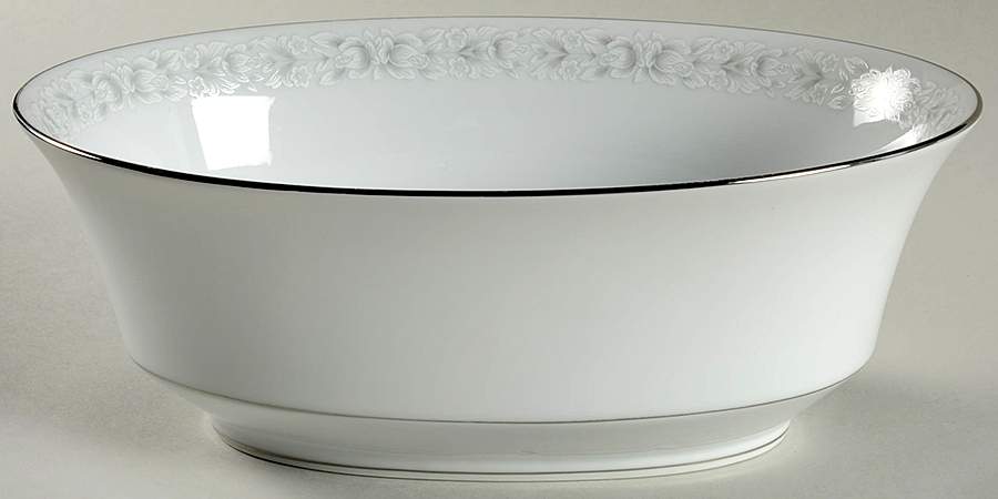 Promenade 9" Oval Vegetable Bowl by Sango-1