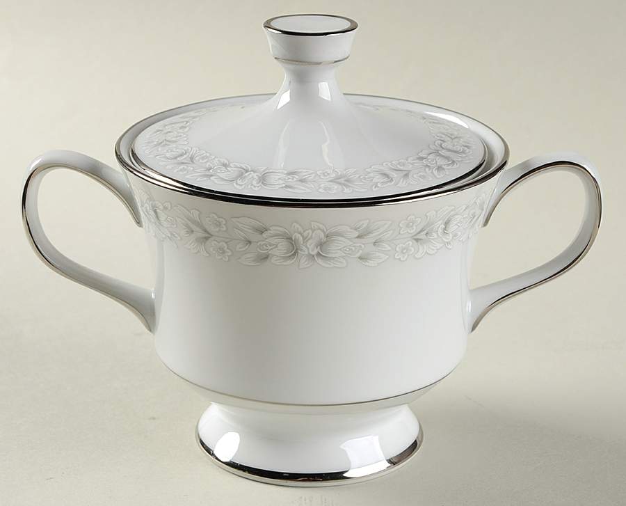 Promenade Sugar Bowl & Lid by Sango-1