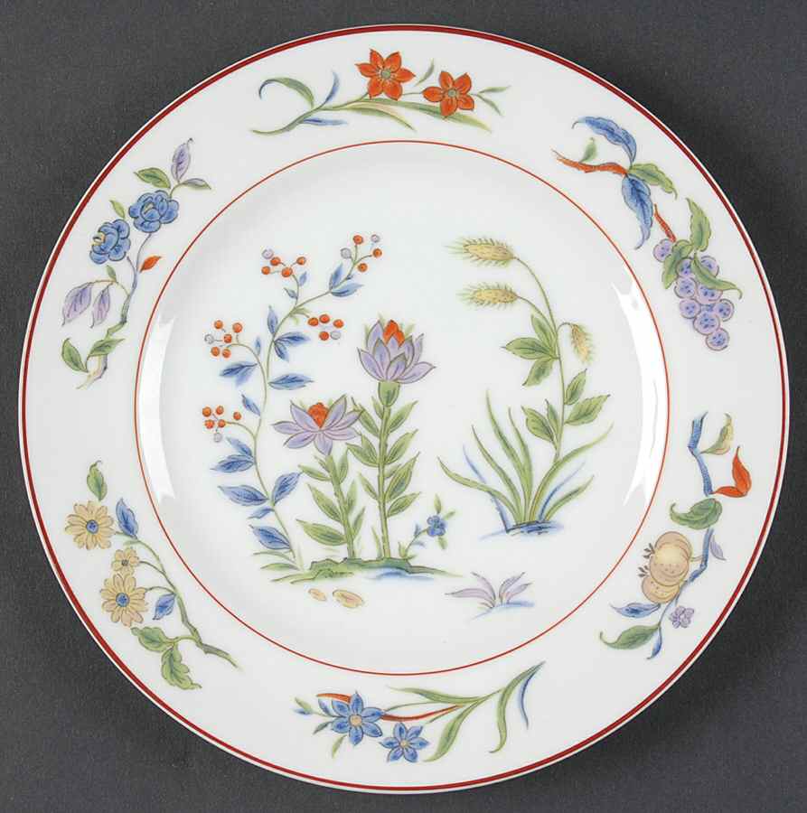 Queen's Garden Bread & Butter Plate by Sango-1