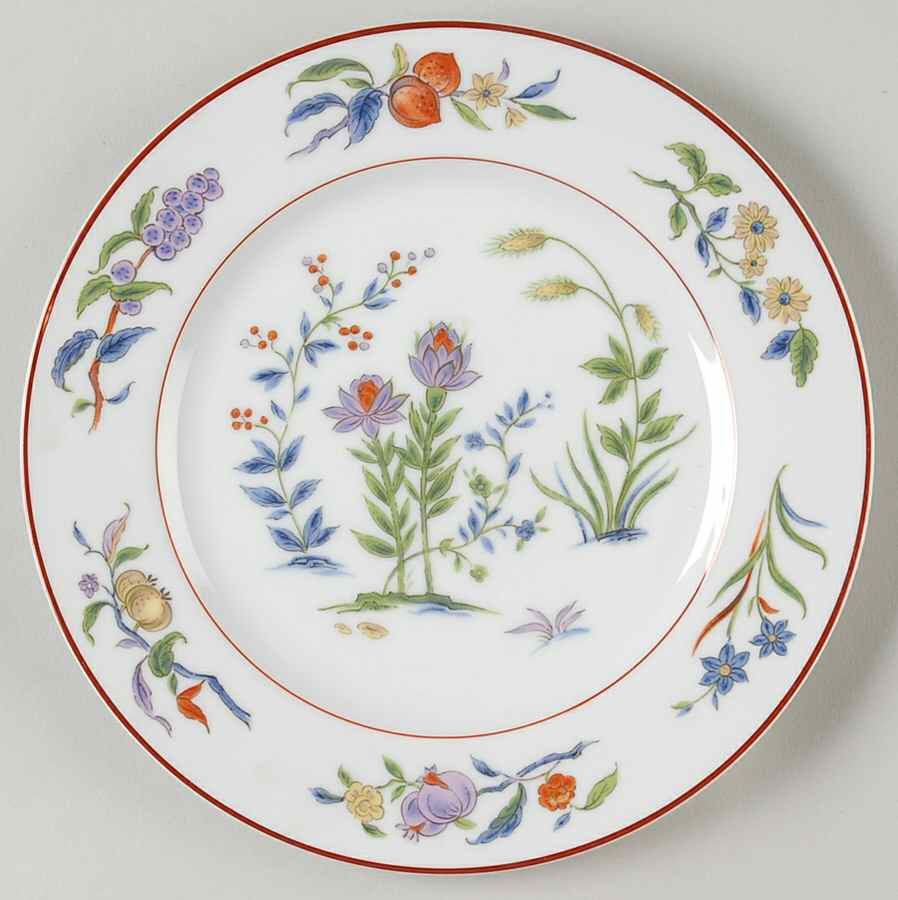 Queen's Garden Salad Plate by Sango-1