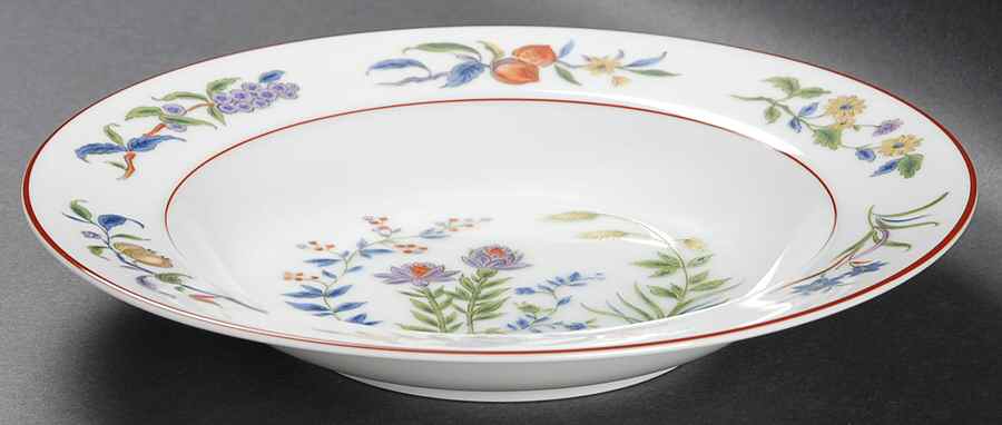 Queen's Garden Rim Soup Bowl by Sango-1