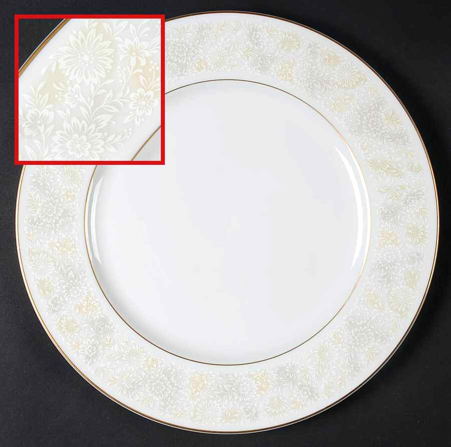 Rainsong Dinner Plate by Sango-1