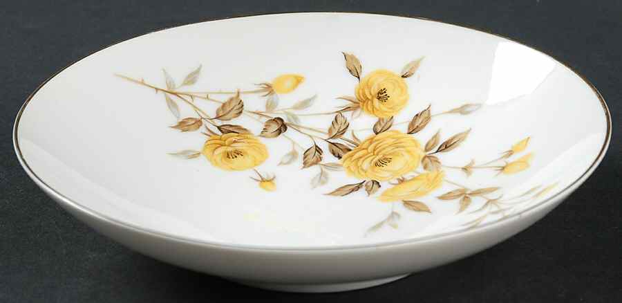 Rambler Rose Fruit/Dessert (Sauce) Bowl by Sango-1