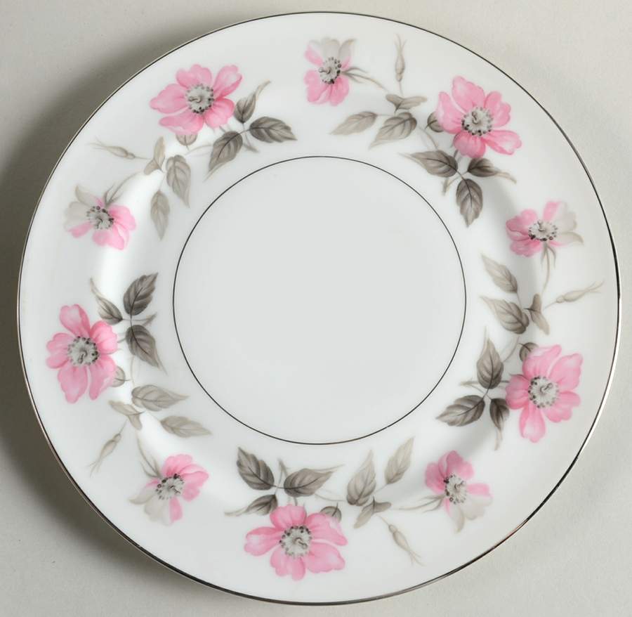 Rambler Rose Salad Plate by Sango-1