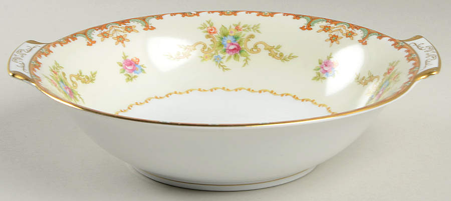 Regal (Gold Trim) 8" Round Vegetable Bowl by Sango-1