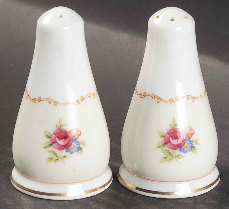 Regal (Gold Trim) Salt & Pepper Set by Sango-1