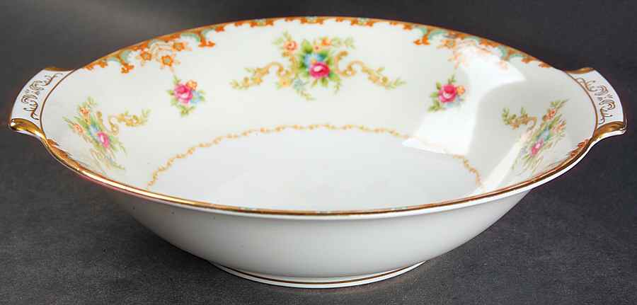 Regal (Gold Trim) 9" Round Vegetable Bowl by Sango-1