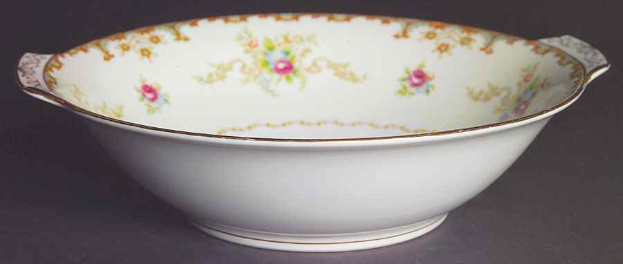 Regal (Gold Trim) 9" Round Vegetable Bowl by Sango-1
