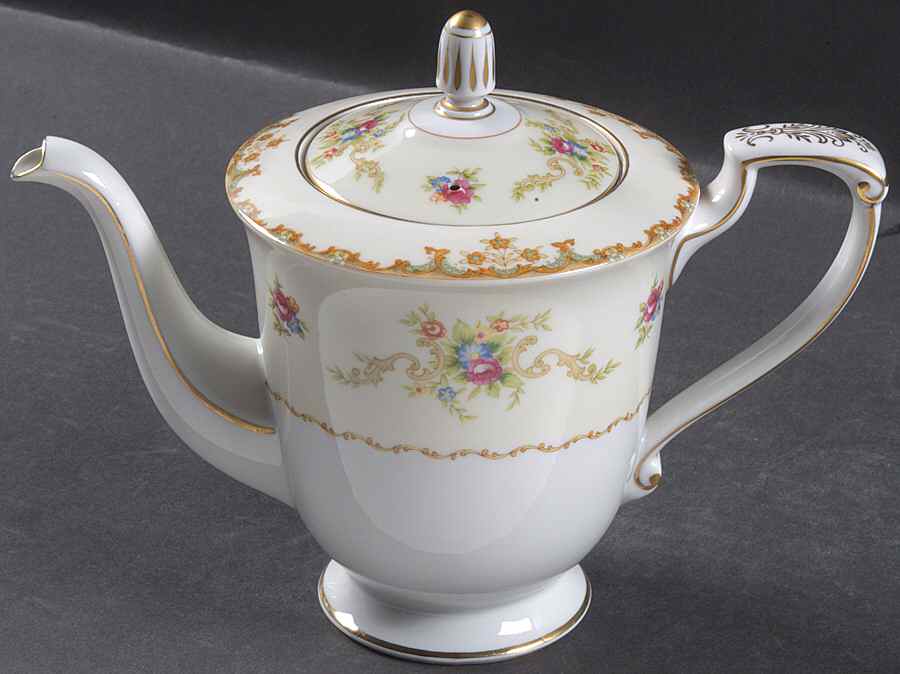 Regal (Gold Trim) Teapot & Lid by Sango-1
