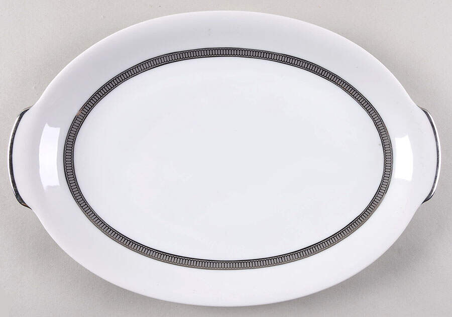 Regal 12" Oval Serving Platter by Sango-1