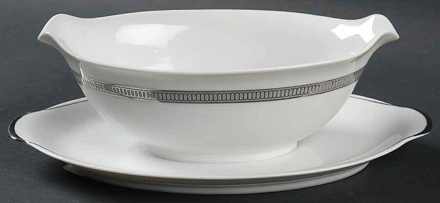 Regal Gravy Boat with Attached Underplate by Sango-1