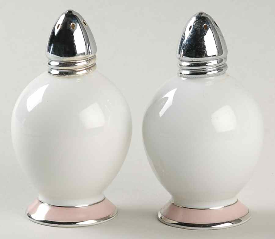 Rhapsody (No #, Pink Band) Salt & Pepper Set by Sango-1