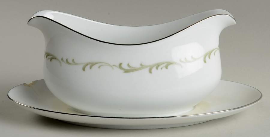Rhapsody Gravy Boat with Attached Underplate by Sango-1
