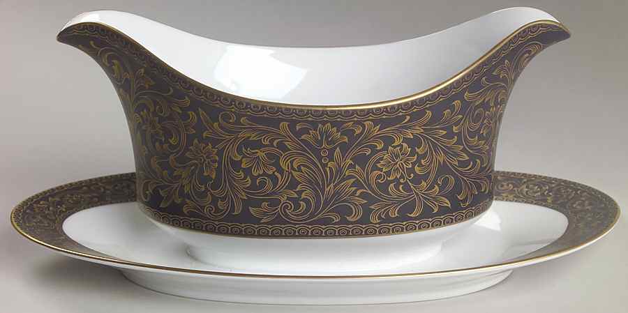 Richelieu Gravy Boat with Attached Underplate by Sango-1