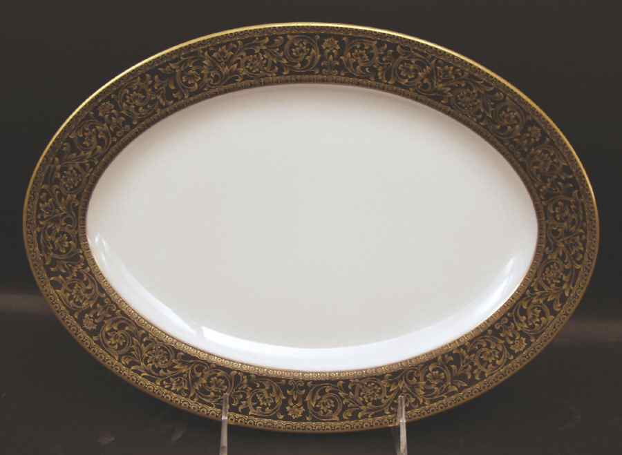 Richelieu 12" Oval Serving Platter by Sango-1