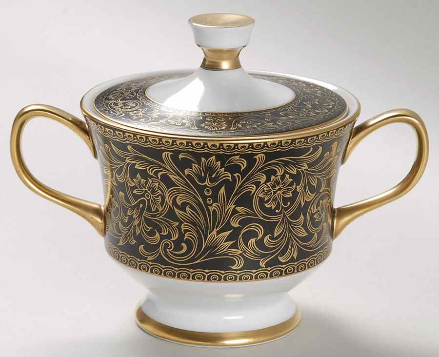 Richelieu Sugar Bowl & Lid by Sango-1