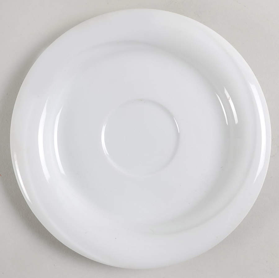 Riviera White Saucer by Sango-1