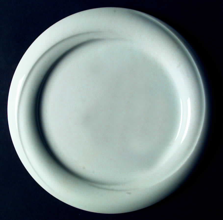 Riviera White Dinner Plate by Sango-1