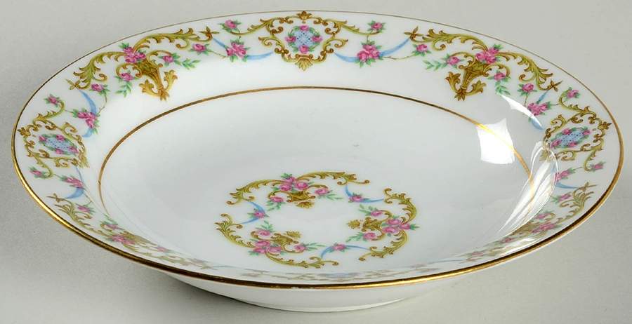 Rococo Rim Soup Bowl by Sango-1
