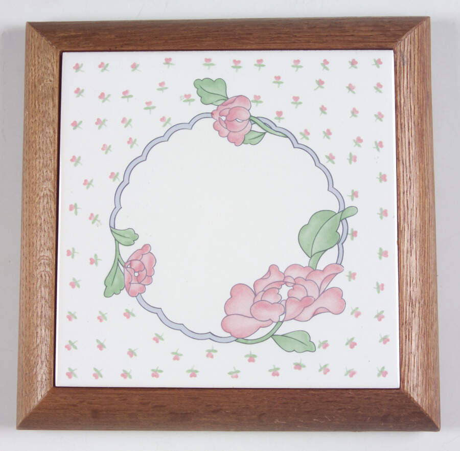 Rose Chintz Trivet by Sango-1