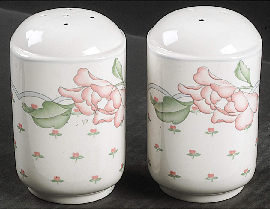 Rose Chintz Salt & Pepper Set by Sango-1