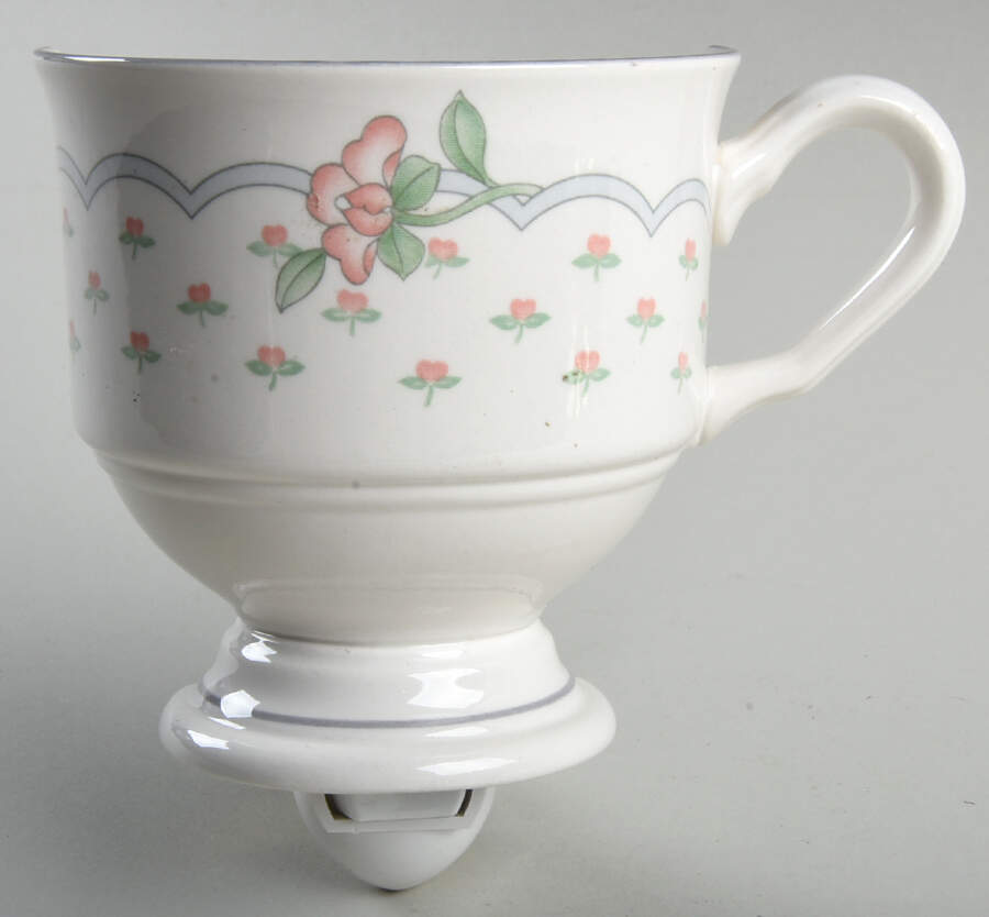 Rose Chintz 1 5/8" + cup (H) Night Light/Cup HC by Sango-1