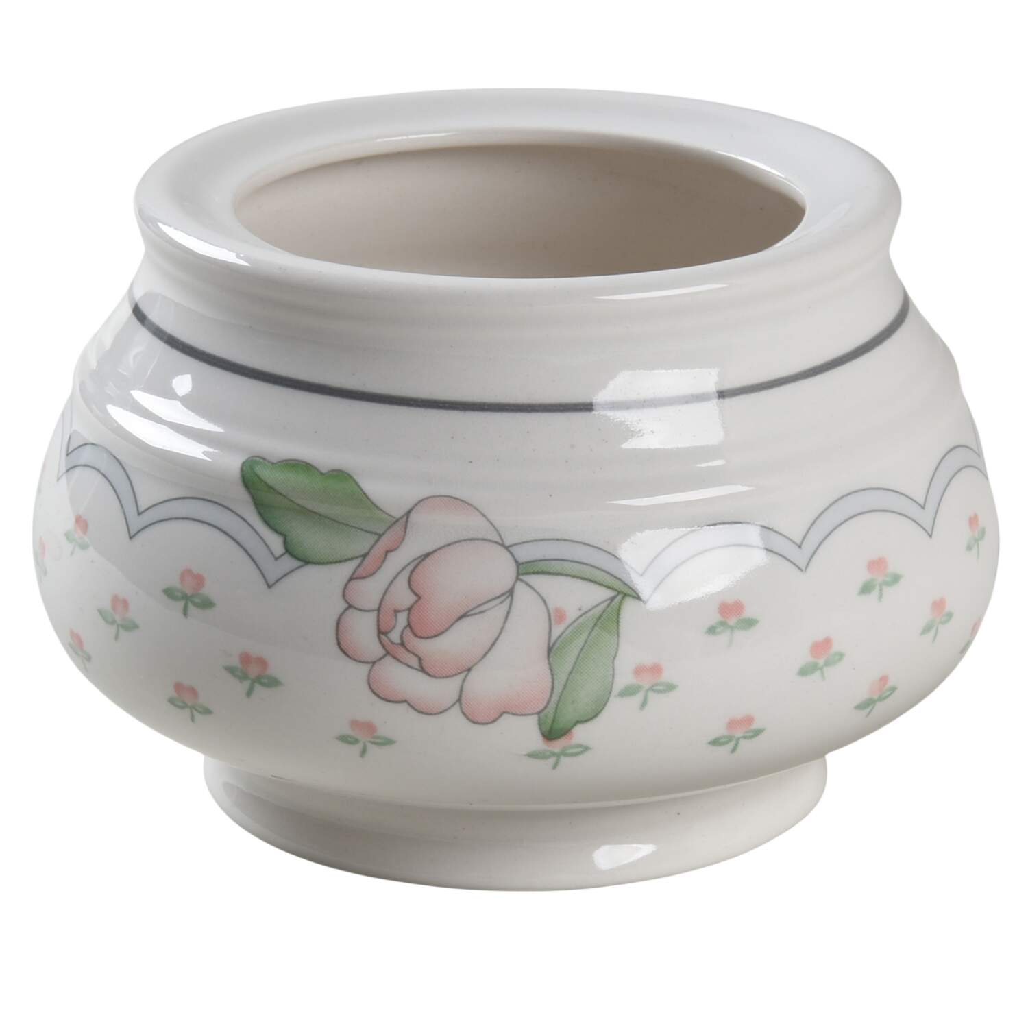 Rose Chintz Lid for Sugar Bowl by Sango-1