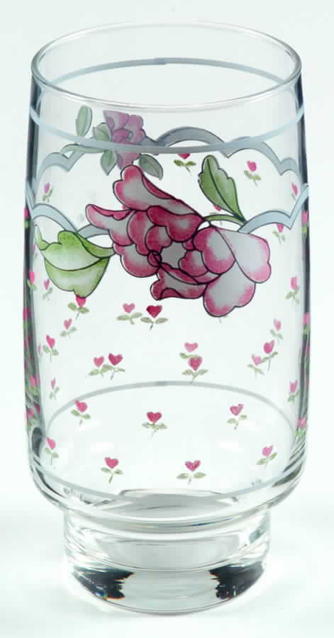 Rose Chintz 14 Oz Glassware Tumbler by Sango-1