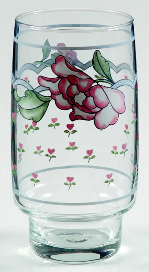 Rose Chintz 12 Oz Glassware Tumbler by Sango-1