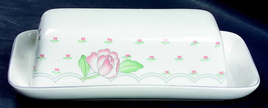 Rose Chintz 1/4 Lb Covered Butter by Sango-1